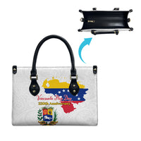 Venezuela Flag Day 220th Anniversary Leather Bag Patriotic Map Coat Of Arms Subtle