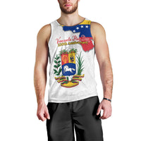 Venezuela Flag Day 220th Anniversary Men Tank Top Patriotic Map Coat Of Arms Subtle
