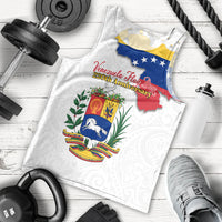 Venezuela Flag Day 220th Anniversary Men Tank Top Patriotic Map Coat Of Arms Subtle