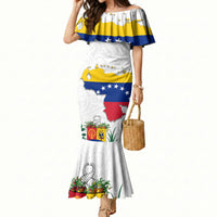Venezuela Flag Day 220th Anniversary Mermaid Dress Patriotic Map Coat Of Arms Subtle
