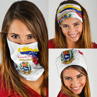 Venezuela Flag Day 220th Anniversary Neck Gaiter Patriotic Map Coat Of Arms Subtle