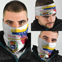 Venezuela Flag Day 220th Anniversary Neck Gaiter Patriotic Map Coat Of Arms Subtle