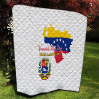 Venezuela Flag Day 220th Anniversary Quilt Patriotic Map Coat Of Arms Subtle