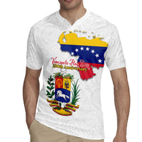 Venezuela Flag Day 220th Anniversary Rugby Jersey Patriotic Map Coat Of Arms Subtle