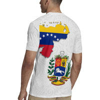 Venezuela Flag Day 220th Anniversary Rugby Jersey Patriotic Map Coat Of Arms Subtle