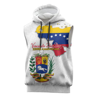 Venezuela Flag Day 220th Anniversary Sleeveless Hoodie Patriotic Map Coat Of Arms Subtle