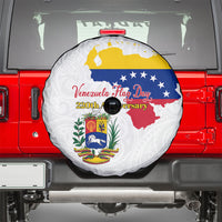 Venezuela Flag Day 220th Anniversary Spare Tire Cover Patriotic Map Coat Of Arms Subtle
