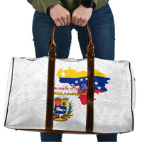 Venezuela Flag Day 220th Anniversary Travel Bag Patriotic Map Coat Of Arms Subtle