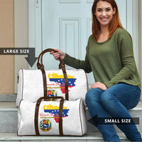 Venezuela Flag Day 220th Anniversary Travel Bag Patriotic Map Coat Of Arms Subtle
