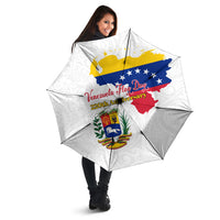 Venezuela Flag Day 220th Anniversary Umbrella Patriotic Map Coat Of Arms Subtle