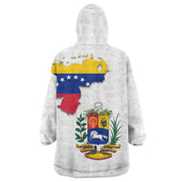 Venezuela Flag Day 220th Anniversary Wearable Blanket Hoodie Patriotic Map Coat Of Arms Subtle