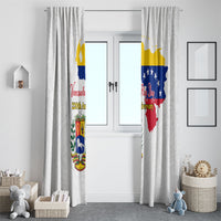 Venezuela Flag Day 220th Anniversary Window Curtain Patriotic Map Coat Of Arms Subtle