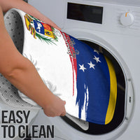 Venezuela Flag Day Bathroom Set 220th Anniversary Coat Of Arms Palm Tree Silhouette