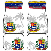 Venezuela Flag Day Car Mats 220th Anniversary Coat Of Arms Palm Tree Silhouette