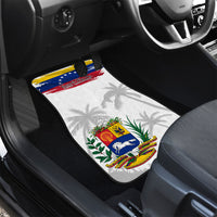Venezuela Flag Day Car Mats 220th Anniversary Coat Of Arms Palm Tree Silhouette