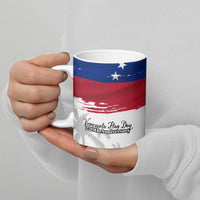 Venezuela Flag Day Ceramic Mug 220th Anniversary Coat Of Arms Palm Tree Silhouette