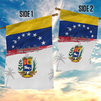 Venezuela Flag Day Garden Flag 220th Anniversary Coat Of Arms Palm Tree Silhouette