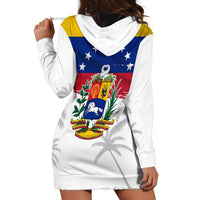 Venezuela Flag Day Hoodie Dress 220th Anniversary Coat Of Arms Palm Tree Silhouette