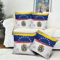 Venezuela Flag Day Pillow Cover 220th Anniversary Coat Of Arms Palm Tree Silhouette
