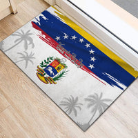 Venezuela Flag Day Rubber Doormat 220th Anniversary Coat Of Arms Palm Tree Silhouette
