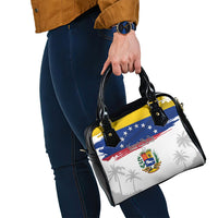 Venezuela Flag Day Shoulder Handbag 220th Anniversary Coat Of Arms Palm Tree Silhouette