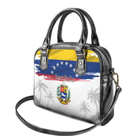 Venezuela Flag Day Shoulder Handbag 220th Anniversary Coat Of Arms Palm Tree Silhouette