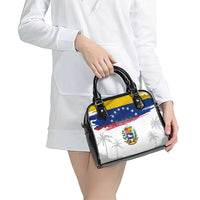 Venezuela Flag Day Shoulder Handbag 220th Anniversary Coat Of Arms Palm Tree Silhouette