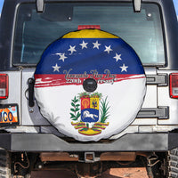Venezuela Flag Day Spare Tire Cover 220th Anniversary Coat Of Arms Palm Tree Silhouette