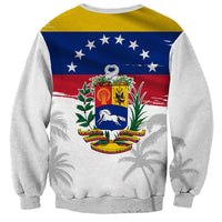 Venezuela Flag Day Sweatshirt 220th Anniversary Coat Of Arms Palm Tree Silhouette