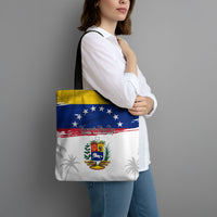 Venezuela Flag Day Tote Bag 220th Anniversary Coat Of Arms Palm Tree Silhouette