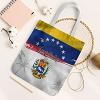 Venezuela Flag Day Tote Bag 220th Anniversary Coat Of Arms Palm Tree Silhouette