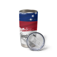 Venezuela Flag Day Tumbler Cup 220th Anniversary Coat Of Arms Palm Tree Silhouette