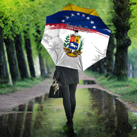 Venezuela Flag Day Umbrella 220th Anniversary Coat Of Arms Palm Tree Silhouette