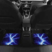 Snake and Bowling Ball Design Car Mats with Lightning Background and Custom Team Name Text - Wonder Print Shop