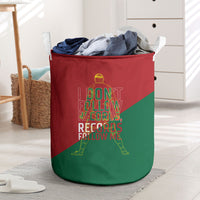 Portugal Football Number 7 GOAT Laundry Basket Records Follow Me Sports Quote Line Art