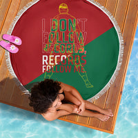 Portugal Football Number 7 GOAT Beach Blanket Records Follow Me Sports Quote Line Art