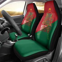 Portugal Football Number 7 GOAT Car Seat Cover Records Follow Me Sports Quote Line Art