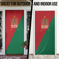 Portugal Football Number 7 GOAT Door Cover Records Follow Me Sports Quote Line Art
