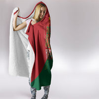 Portugal Football Number 7 GOAT Hooded Blanket Records Follow Me Sports Quote Line Art