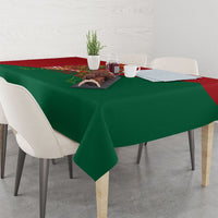 Portugal Football Number 7 GOAT Tablecloth Records Follow Me Sports Quote Line Art
