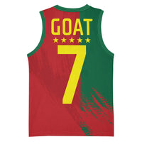 Portugal Football Goat Basketball Jersey Number 7 Greatest Of All Time Sports
