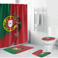 Portugal Football Goat Bathroom Set Number 7 Greatest Of All Time Sports