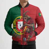 Portugal Football Goat Bomber Puffer Jacket Number 7 Greatest Of All Time Sports