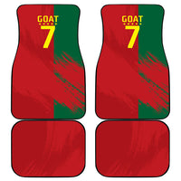 Portugal Football Goat Car Mats Number 7 Greatest Of All Time Sports