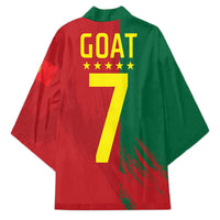 Portugal Football Goat Kimono Number 7 Greatest Of All Time Sports