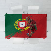 Portugal Football Goat Tablecloth Number 7 Greatest Of All Time Sports