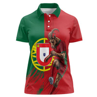 Portugal Football Goat Women Polo Shirt Number 7 Greatest Of All Time Sports