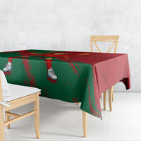 Portugal Football Tablecloth Goat Number 7 Greatest Of All Time Abstract Grunge