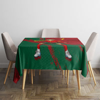 Portugal Football Tablecloth Goat Number 7 Greatest Of All Time Abstract Grunge