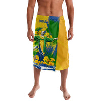 Brazil Independence Day Lavalava Roaring Jaguar Christ Redeemer Tropical Floral